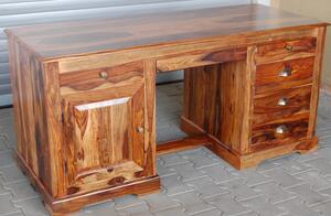 Furniture-nabytek - Psací stůl z masivu 160x80x80 - Mahéndra
