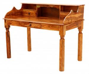 Furniture-nabytek - Psací stůl z indického masivu 120x100x60 - Kumár