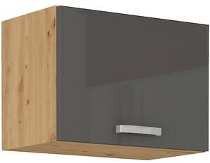 Kuchyňská skříňka s otevíráním nahoru šířka 50 cm 26 - MYSTIC - Cappucino lesklá