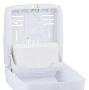Zásobník na papírové ručníky Merida Hygiene Control SLIM, bílá