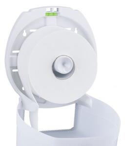 Zásobník na toaletní papír Merida Hygiene Control MAXI, bílá