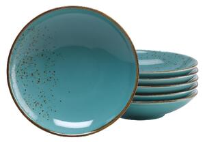 SADA HLUBOKÝCH TALÍŘŮ kamenina keramika 6dílné 22 cm Creatable - Kolekce nádobí, Online Only