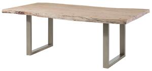 METALL Stôl 150x100 cm, akáciový nábytok