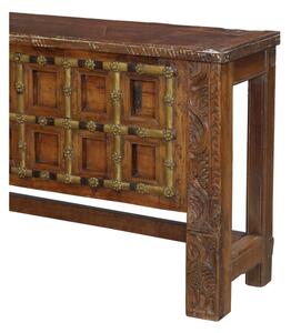 Konzolový stolek z teakového dřeva, 190x42x87cm