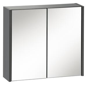 Koupelnová sestava IBIZA Antracit Ibiza: zrcadlová skříňka 840 - 55 x 60 x 16 cm