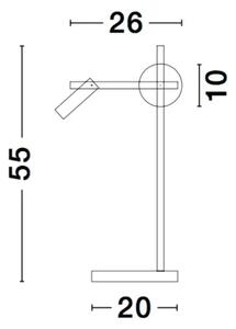 Designová stolní lampa Joline