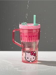Sinsay - Hrnek s uchem a brčkem Hello Kitty - vícebarevná