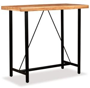 Barový stůl - masivní dřevo | 120x60x107 cm
