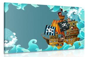 Obraz pirátská loď na moři Varianta: 120x80