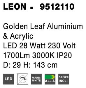 LED stojací lampa Leon