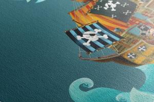 Obraz pirátská loď na moři Varianta: 60x40