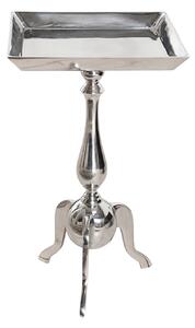 Barokní odkládací stolek JORDAN 55 cm – stříbrná
