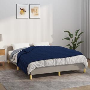 Zátěžová deka modrá 122 x 183 cm 5 kg textil 3154793