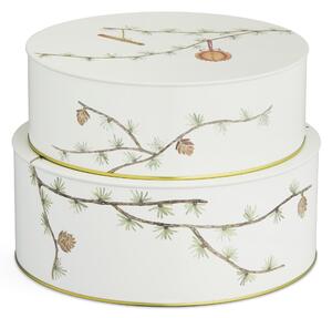 Plechové dózy Hammershøi Christmas - set 2 ks