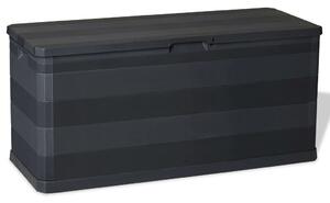 Venkovní úložný box - 280L - černý | 117x45x56 cm