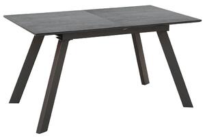 JÍDELNÍ STŮL, šedá, 140-180/80/76 cm Carryhome - Skleněné stoly