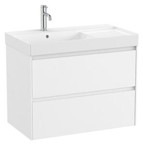 Koupelnová skříňka s umyvadlem Roca ONA 80x64,5x46 cm bílá mat ONA802ZBML