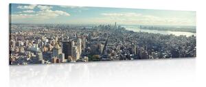 Obraz pohled na očarující centrum New Yorku Varianta: 150x50