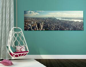 Obraz pohled na očarující centrum New Yorku Varianta: 150x50