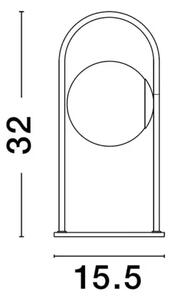 Designová stolní lampa Hook