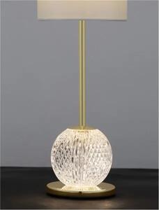Rustikální stolní lampa Brillante 15.5 zlaté