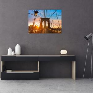 Obraz - Brooklynský most, Manhattan, New York (70x50 cm)