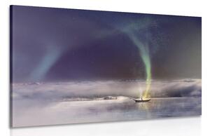 Obraz polární záře nad jezerem Varianta: 90x60