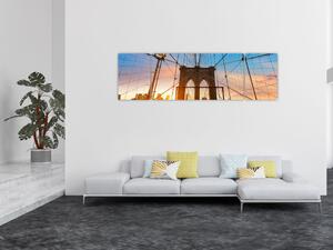 Obraz - Brooklynský most, Manhattan, New York (170x50 cm)