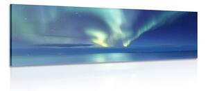 Obraz polární záře nad oceánem Varianta: 150x50
