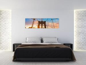 Obraz - Brooklynský most, Manhattan, New York (170x50 cm)