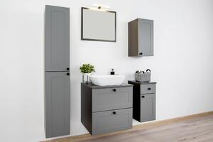 Koupelnová sestava SENJA | šedá Varianta: Kúpeľňová skrinka SENJA D30 S/1