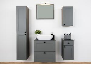 Koupelnová sestava SENJA | šedá Varianta: Zrkadlo SENJA
