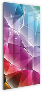 Skleněné hodiny vertikální 3D vzor zsppb-30x60-00057992