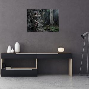 Obraz - Lesní víla (70x50 cm)