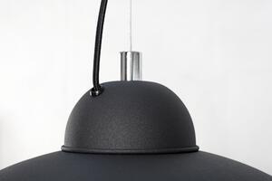 Visící lampa STADO - černá, stříbrná