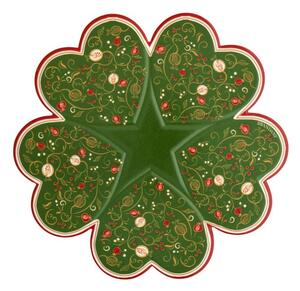 Podložka pod horké nádoby, hrnce 20 cm Tempo di Festa BRANDANI (barva - zelená/červená/zlatá)