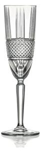 Skleničky na šampaňské/sekt Diamond Crystal BRANDANI (barva - křišťálové sklo)