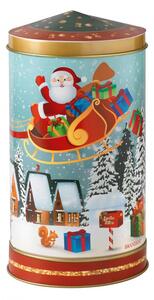 Hrací skříňka / dóza Santa Claus na potraviny, dárky BRANDANI (barva - barevná)