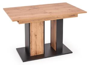 Moderní rozkládací jídelní stůl Hema156, wotan/černá