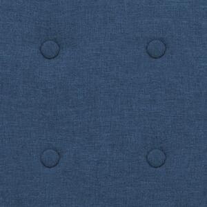 Křeslo Azt - textilní čalounění a ocel | modré