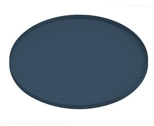 Kulatý podnos 40,5 cm modrý Present Time (Barva- tmavě modrá)