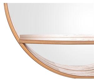 Kulaté zrcadlo Sheer 45cm Present Time (Barva- dřevo)
