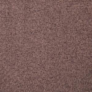 Křeslo Devol s textilním čalouněním - hnědé | 73x66x77 cm