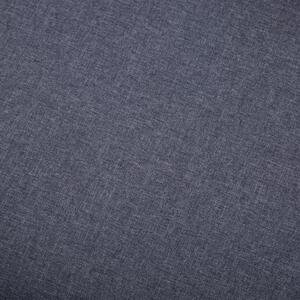 Křeslo Devol s textilním čalouněním - tmavě šedé | 73x66x77 cm