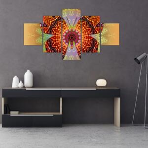 Obraz - Etno motýl (125x70 cm)