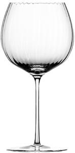 Květná 1794 ručně foukané skleničky na červené víno Tethys 650 ml 2KS