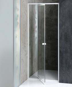 Aqualine, AMICO sprchové dveře výklopné 1040-1220x1850mm, čiré sklo, G100