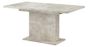 Rozkládací jídelní stůl STRAP 160/200x90 cm šedá beton