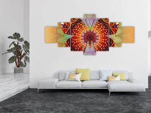 Obraz - Etno motýl (210x100 cm)
