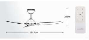 Lucci air 21616249 - Stropní ventilátor POLIS IP55 bílá + dálkové ovládání